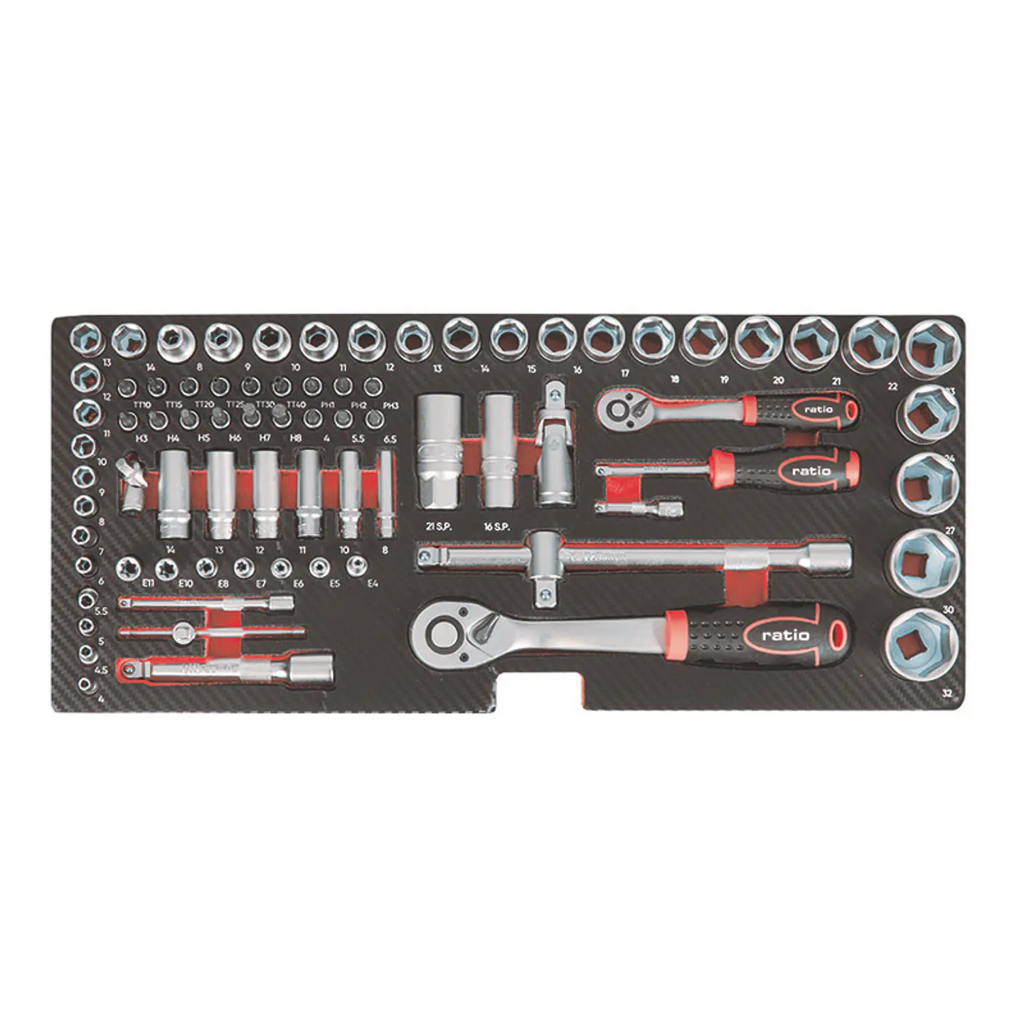 Caixa de Ferramentas Metálica com 143 Peças 6992 RATIO (EXCLUSIVO ONLINE) 3