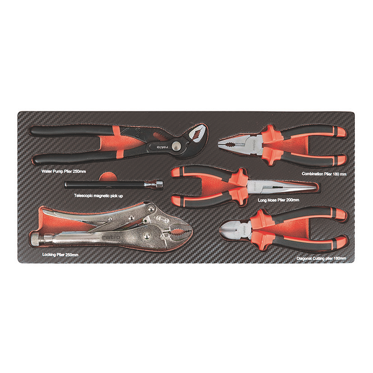 Caixa de Ferramentas Metálica com 143 Peças 6992 RATIO (EXCLUSIVO ONLINE) 6