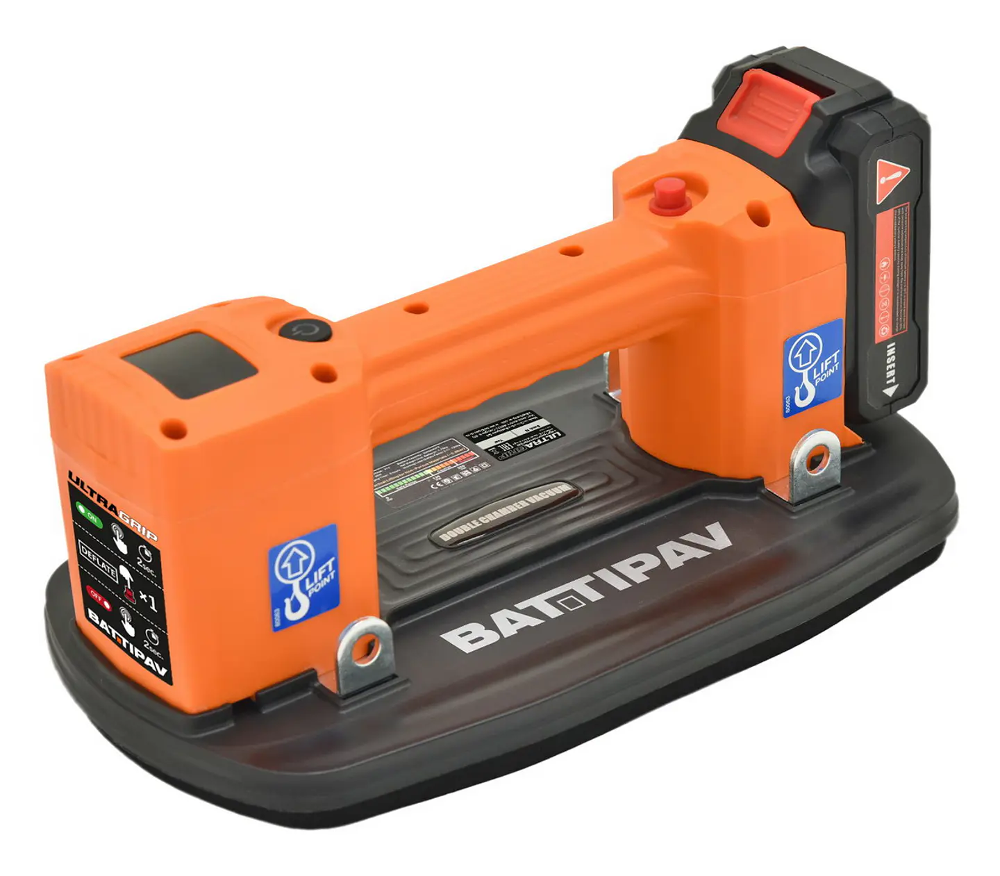Ventosa a Bateria até 150 Kg (tipo GRABO) 21V 11904 ULTRAGRIP BATTIPAV 1