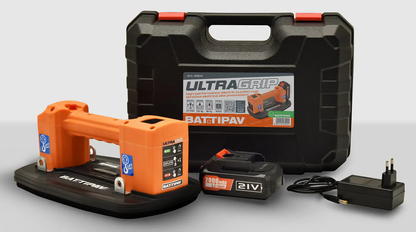 Ventosa a Bateria até 150 Kg (tipo GRABO) 21V 11904 ULTRAGRIP BATTIPAV 3