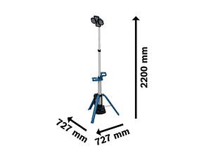 Torre de iluminação sem fio GLT18V-5000 BOSCH