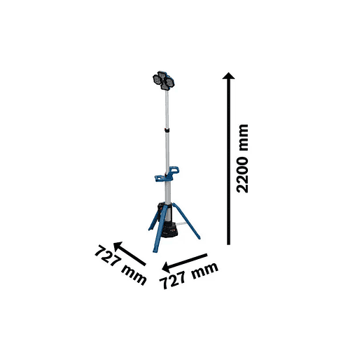 Torre de iluminação sem fio GLT18V-5000 BOSCH 2