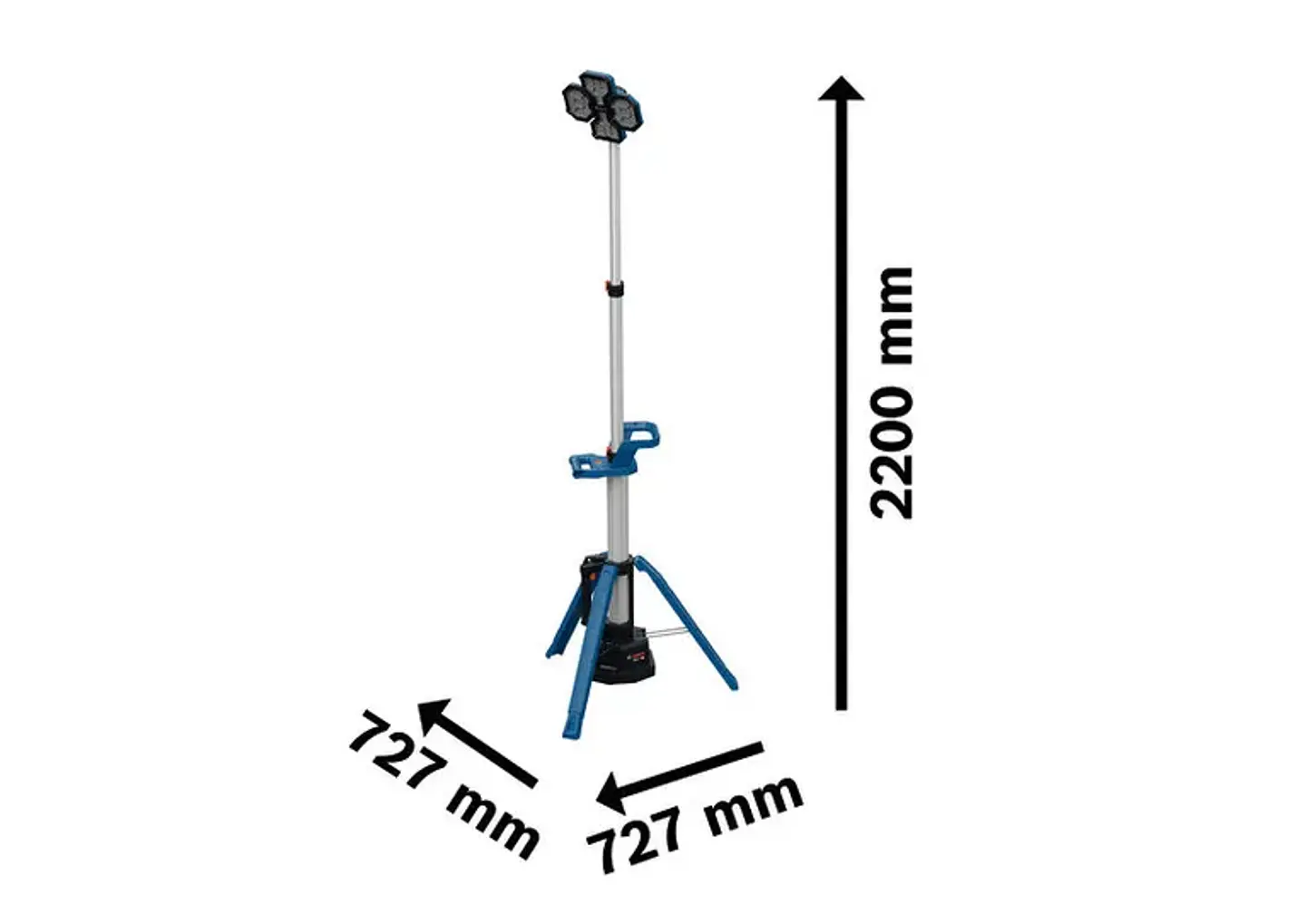 Torre de iluminação sem fio GLT18V-5000 BOSCH 2