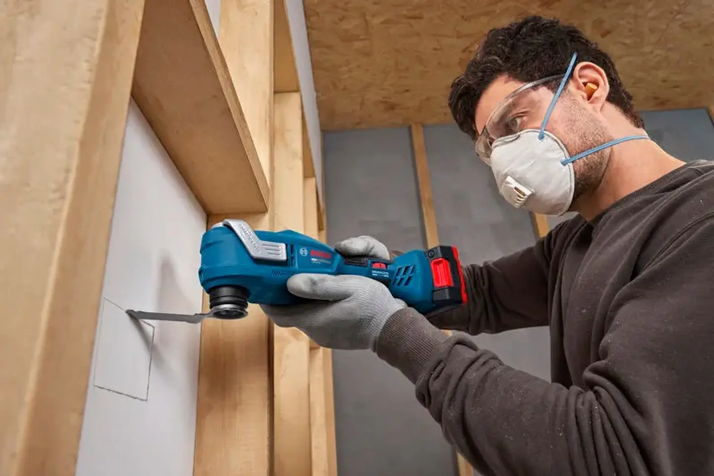 Ferramenta multifunções sem fio PRO GOP18V-30 + mala L-BOXX 136 BOSCH 5