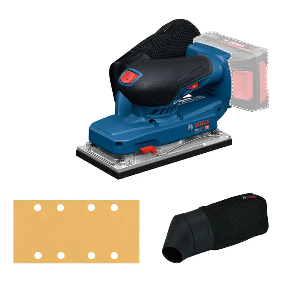 Lixadeira Vibratória sem fio PRO HEAVY DUTY GSS18V-18 BOSCH 1
