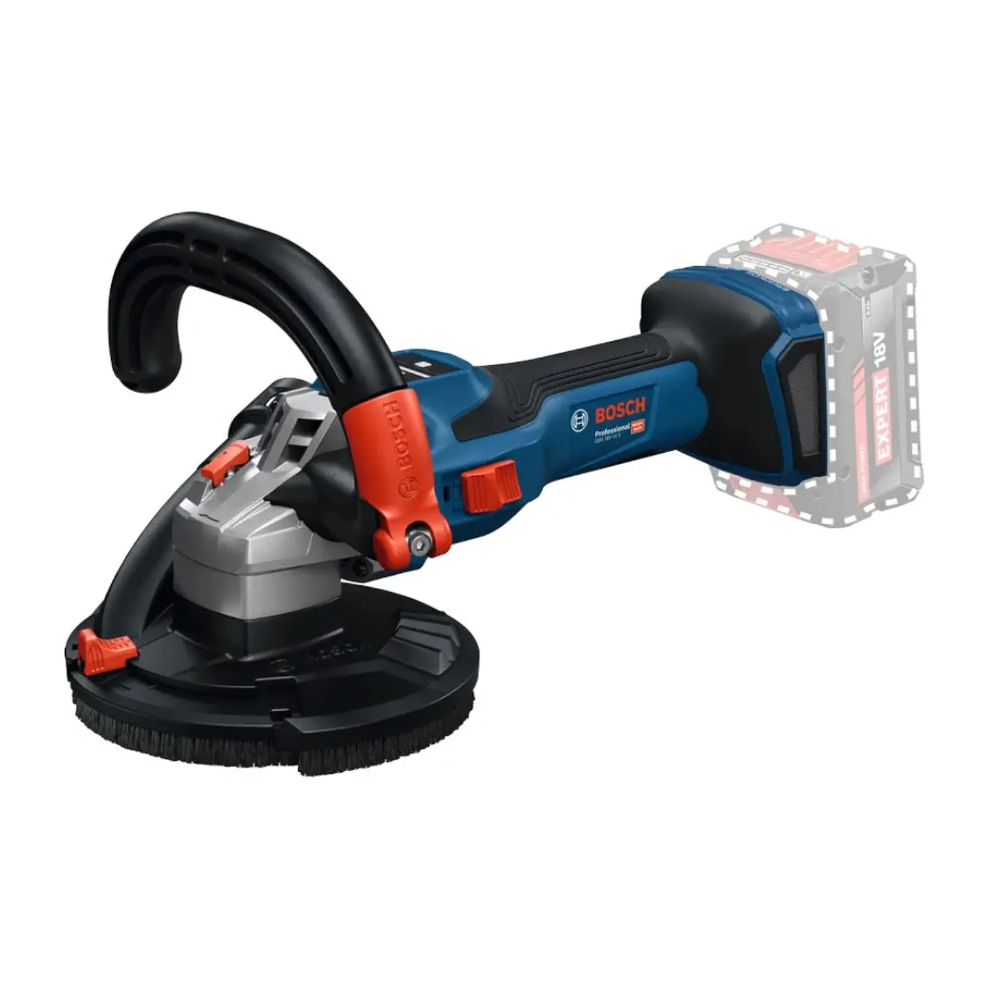Lixadeira de betão sem fio PRO HEAVY DUTY GBR 18V-15 S BOSCH 2