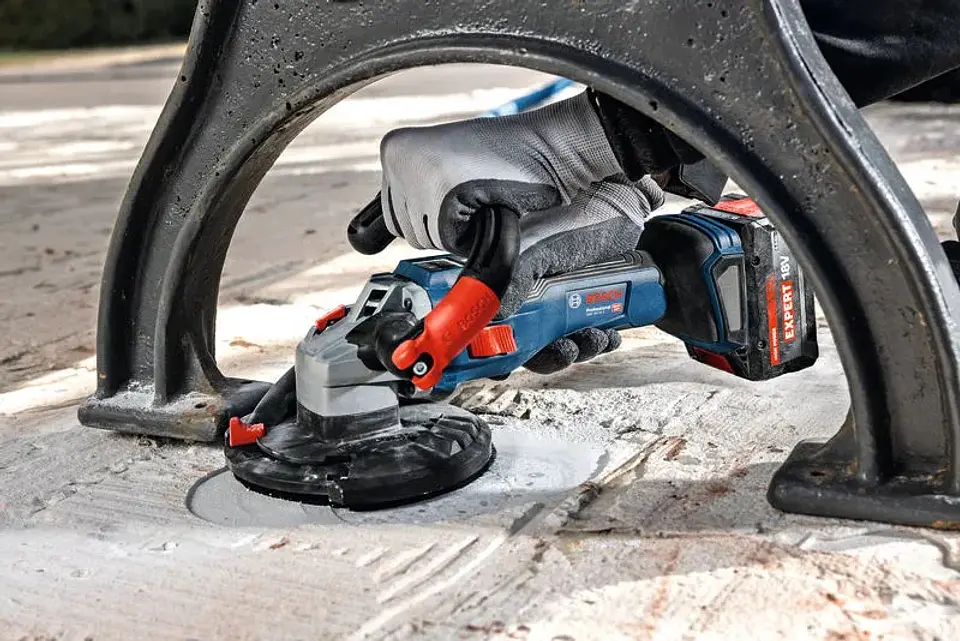 Lixadeira de betão sem fio PRO HEAVY DUTY GBR 18V-15 S BOSCH 10