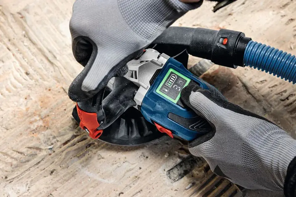Lixadeira de betão sem fio PRO HEAVY DUTY GBR 18V-15 S BOSCH 9