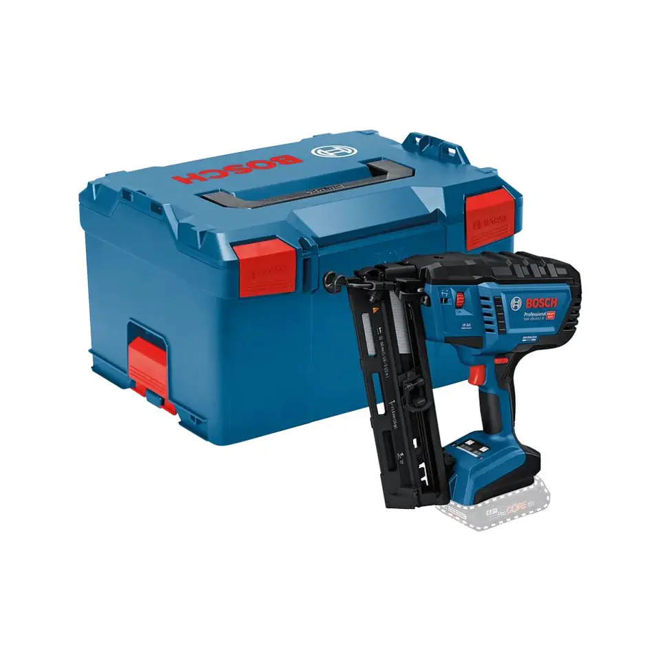 Pistola de pregos sem fio para madeira PRO HEAVY DUTY GNH 18V-64-2 M + Mala L-BOXX 238 BOSCH 1