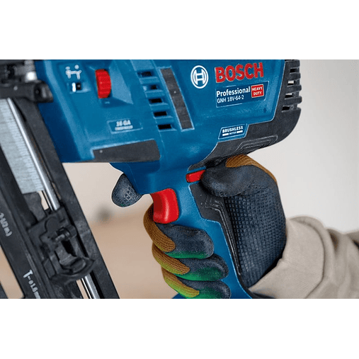 Pistola de pregos sem fio para madeira PRO HEAVY DUTY GNH 18V-64-2 BOSCH 9