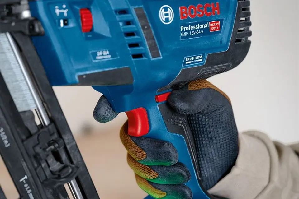 Pistola de pregos sem fio para madeira PRO HEAVY DUTY GNH 18V-64-2 BOSCH 9