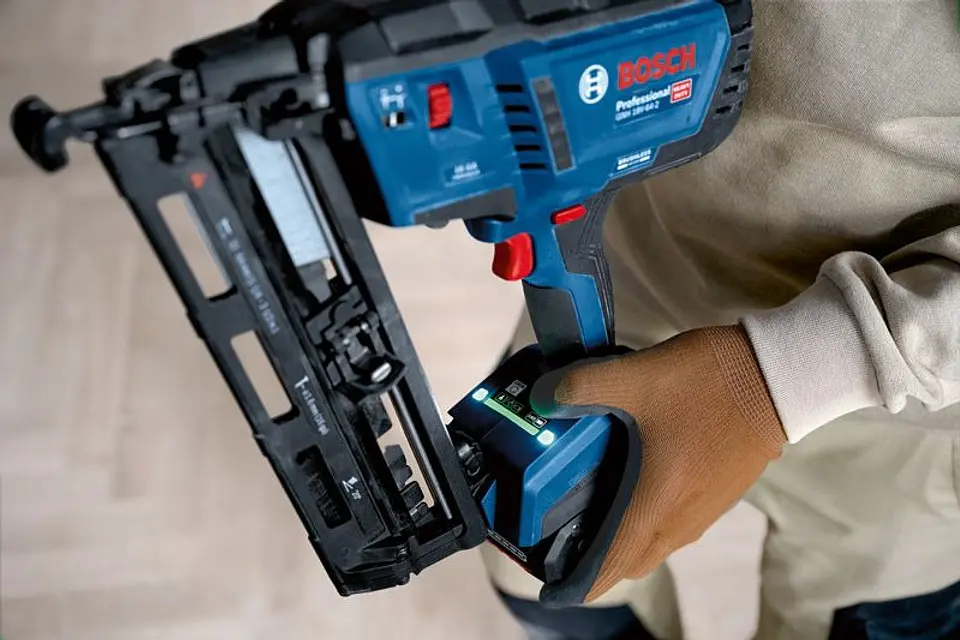 Pistola de pregos sem fio para madeira PRO HEAVY DUTY GNH 18V-64-2 + Mala L-BOXX 238BOSCH  9