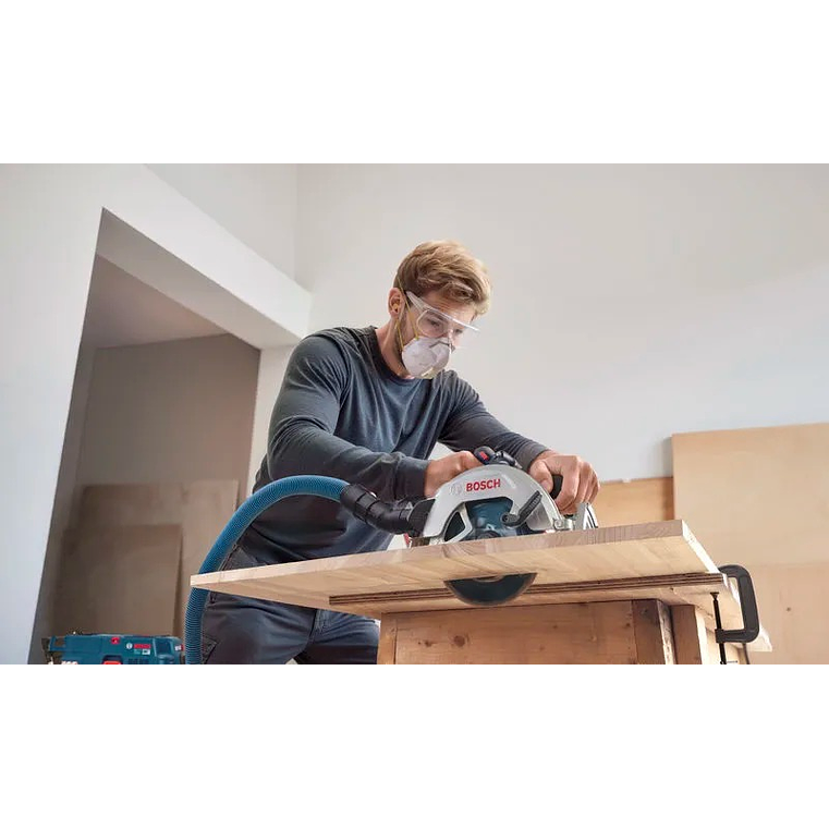 Serra circular sem fio PRO HEAVY DUTY GKS 18V-68-2 + Mala L-BOXX 206 BOSCH  8