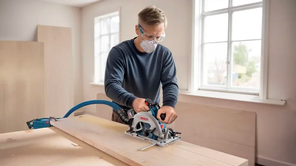 Serra circular sem fio PRO HEAVY DUTY GKS 18V-68-2 + Mala L-BOXX BOSCH  10