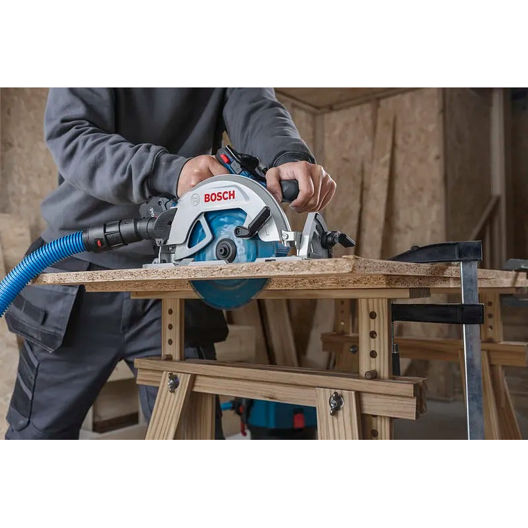 Serra circular sem fio PRO HEAVY DUTY GKS 18V-68-2 + Mala L-BOXX 206 BOSCH  11