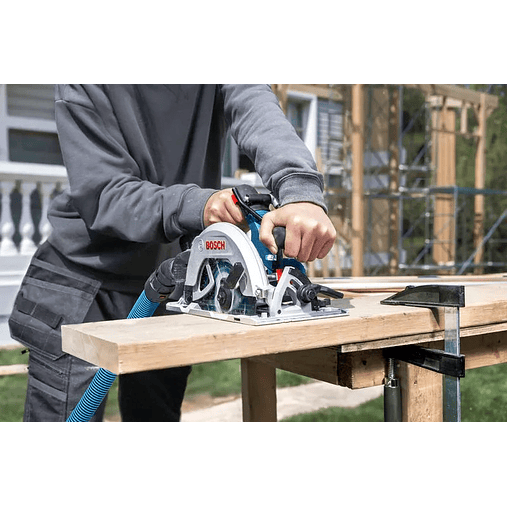 Serra circular sem fio PRO HEAVY DUTY GKS 18V-68-2 + Mala L-BOXX 206 BOSCH  12