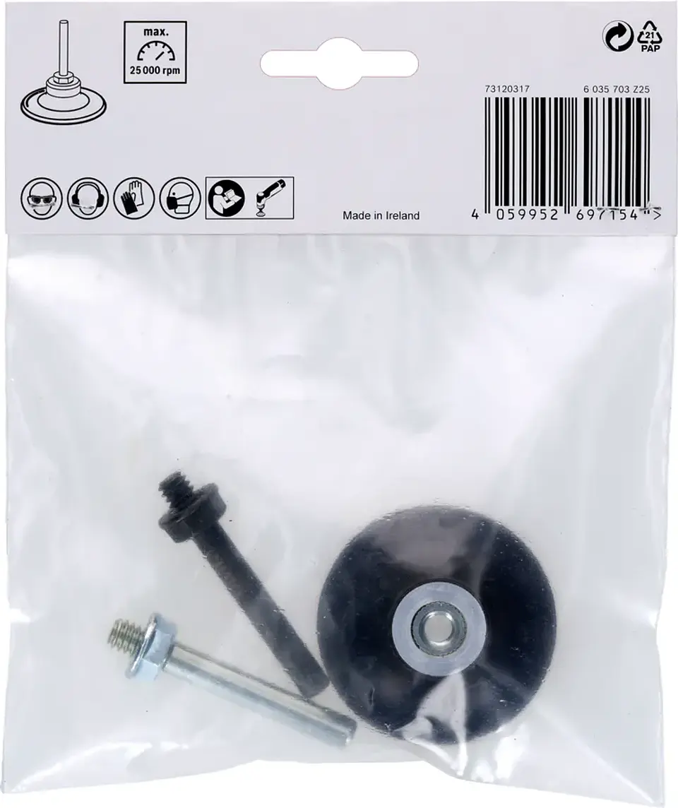 Prato de apoio com interface de tipo R para ferramenta GWG 12V-50 S BOSCH 3
