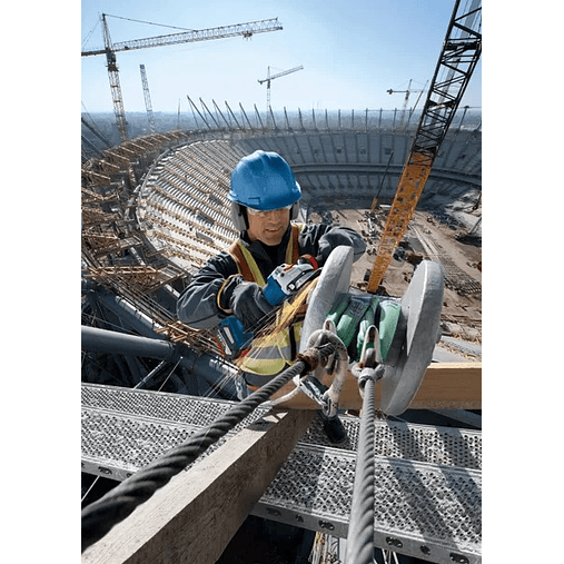 Rebarbadora sem fio PRO GWS 18V-10 P + 2 Baterias 18V 5.0Ah + Mala L-BOXX BOSCH  4