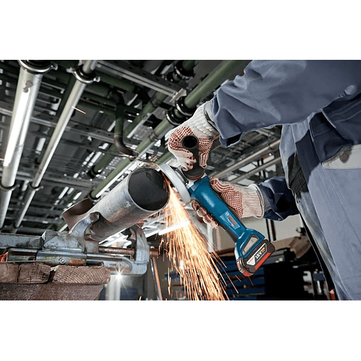 Rebarbadoras sem fio PRO GWS 18V-10 P + Mala L-BOXX136 com punho adicional BOSCH  3