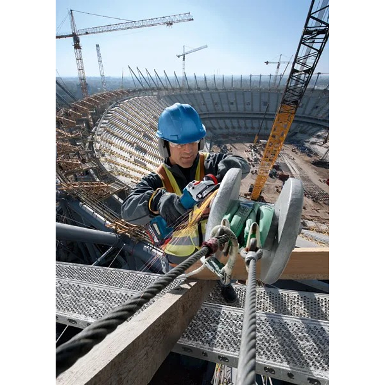 Rebarbadoras sem fio PRO GWS 18V-10 P + Mala L-BOXX136 com punho adicional BOSCH  4