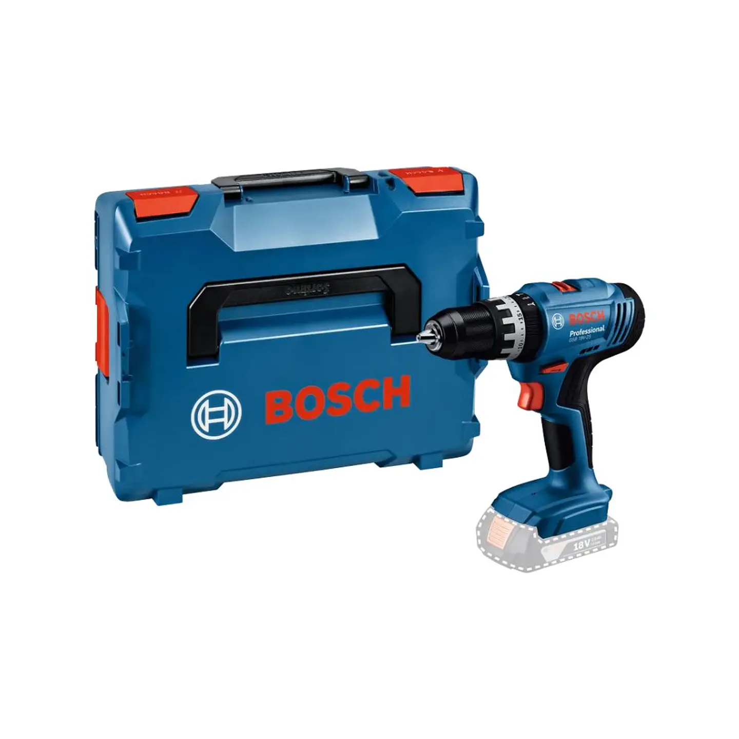 Aparafusadora/Berbequim sem fio GSB 18V-25 + Mala L-BOXX BOSCH   1