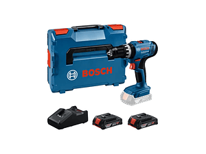 Aparafusadora/Berbequim sem fio GSB 18V-25 + 2 Baterias 18V 2.0Ah + Mala L-BOXX BOSCH