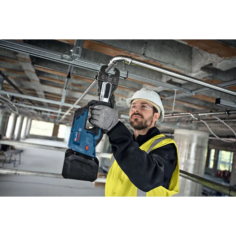 Ferramenta de prensagem sem fio PRO HEAVY DUTY GPT 18V-19 + Mala L-BOXX 238 BOSCH 5