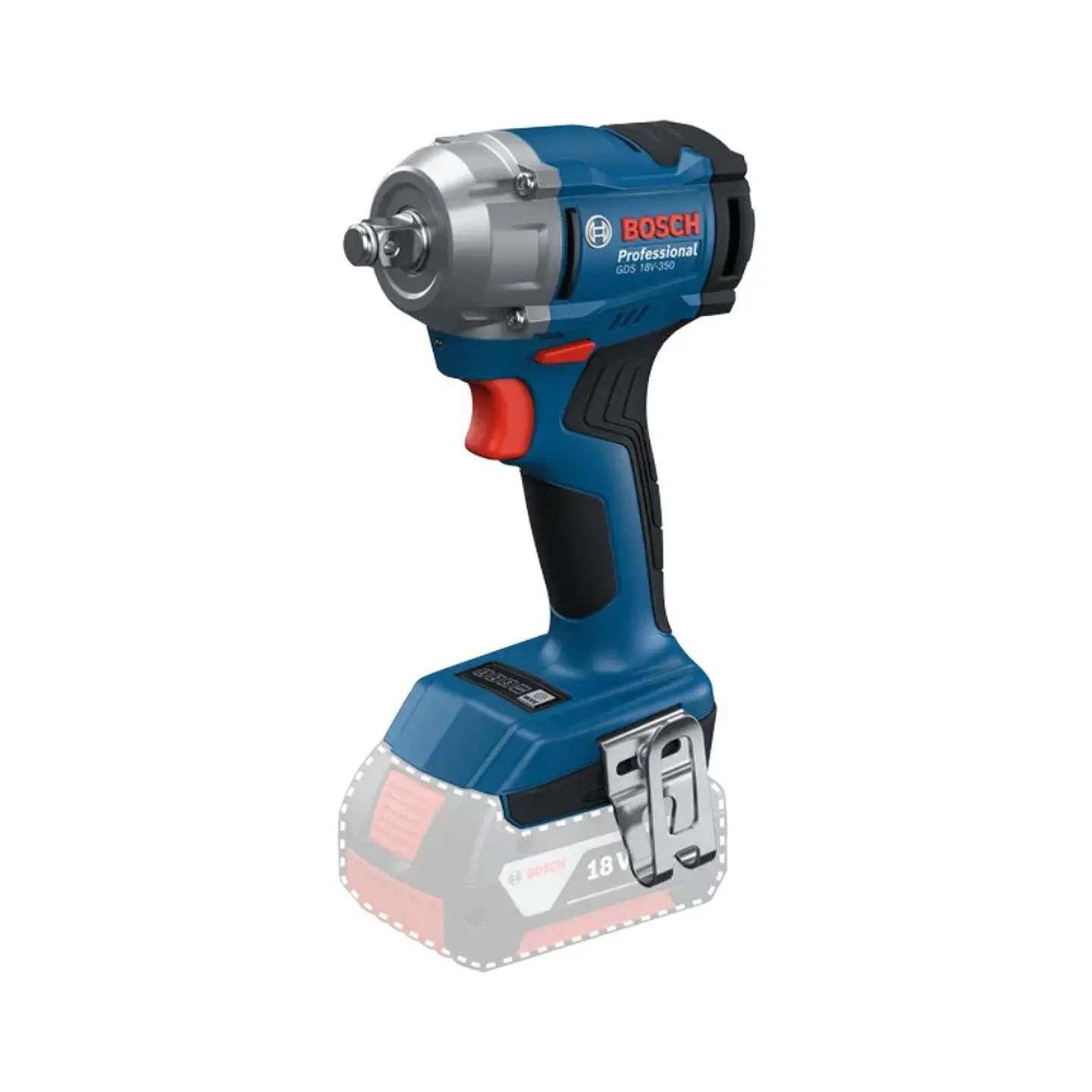 Chave de impacto sem fio PRO GDS 18V-350 + Mala L-BOXX 136 BOSCH 2