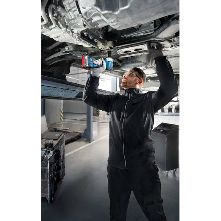 Chave de impacto sem fio PRO GDS 18V-350 + Mala L-BOXX 136 BOSCH 4