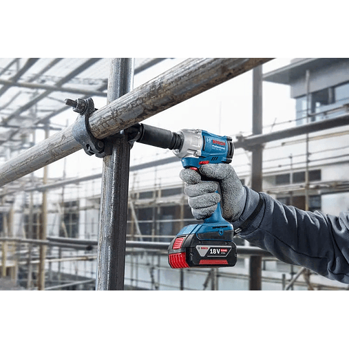 Chave de impacto sem fio PRO GDS 18V-350 + Mala L-BOXX 136 BOSCH 5