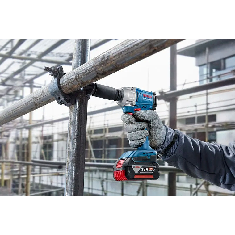 Chave de impacto sem fio PRO GDS 18V-350 + Mala L-BOXX 136 BOSCH 5