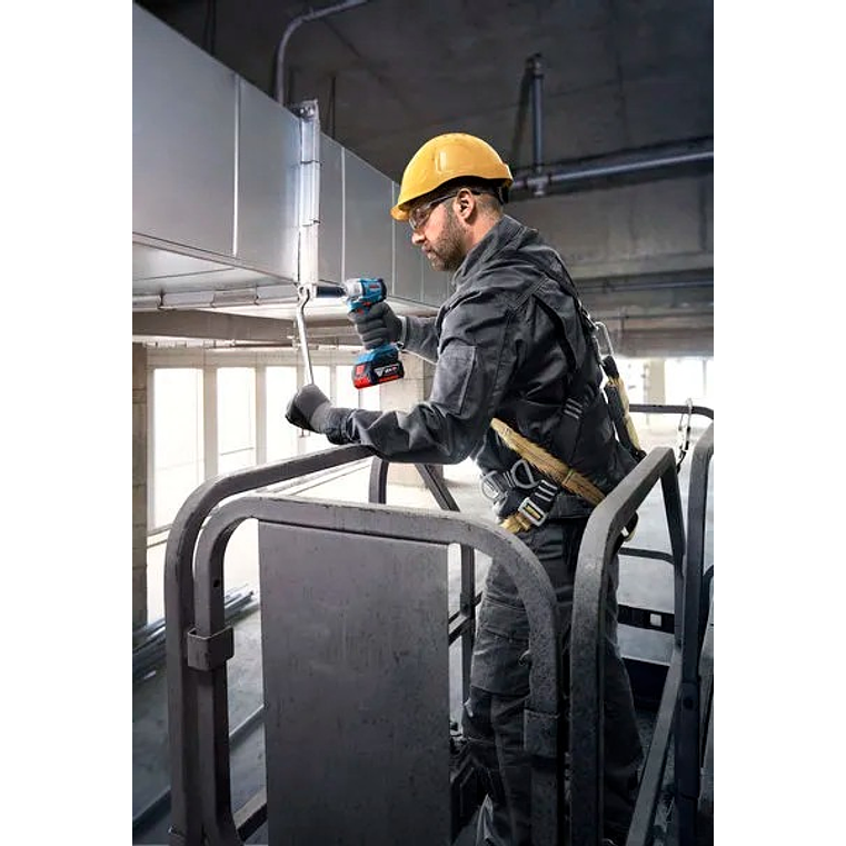 Chave de impacto sem fio PRO GDS 18V-350 + Mala L-BOXX 136 BOSCH 8