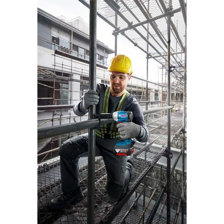 Chave de impacto sem fio PRO GDS 18V-350 + Mala L-BOXX 136 BOSCH 12