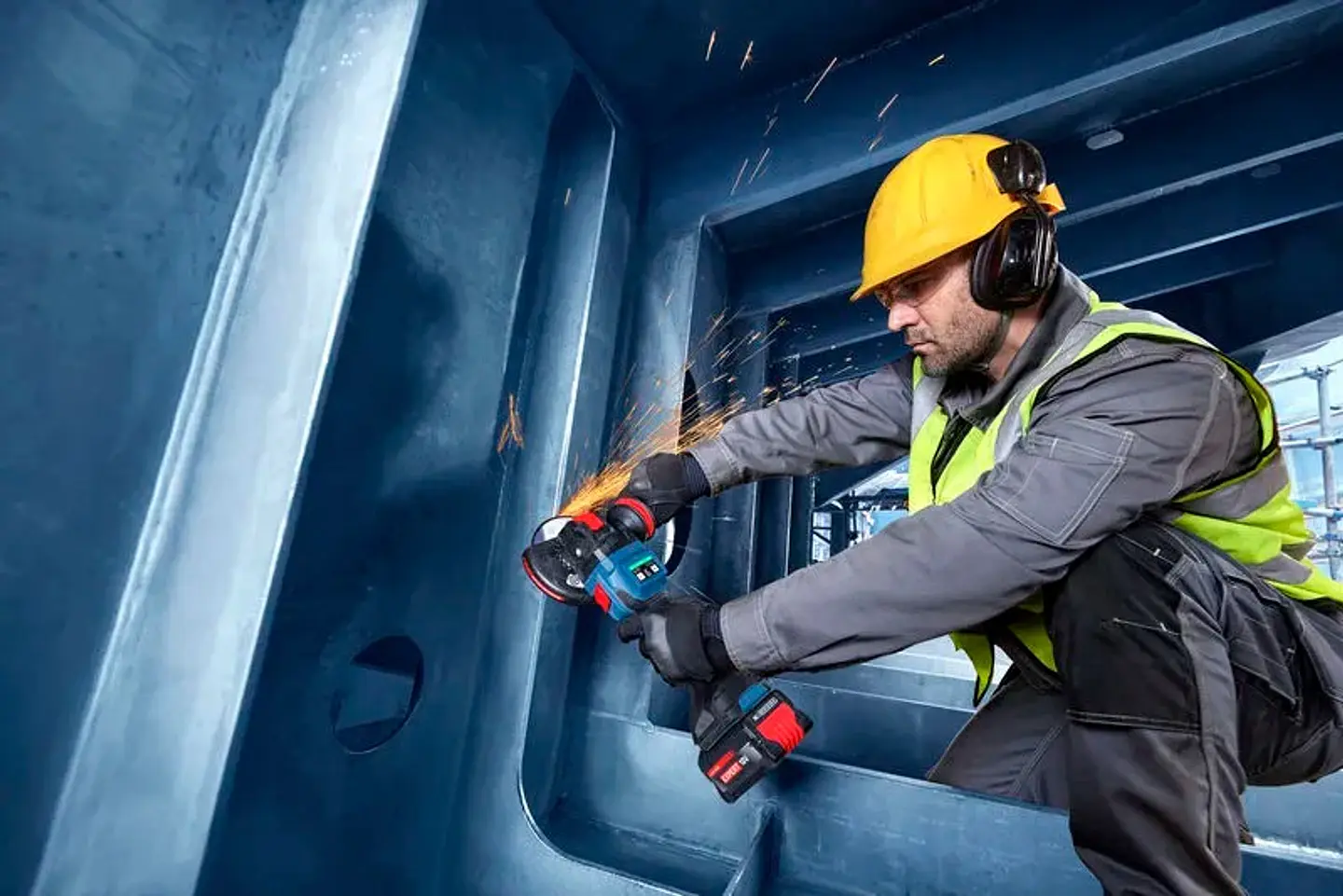 Rebarbadora sem fio com X-LOCK EXPERT EXWX18V-15S + Mala L-BOXX 162 BOSCH  3