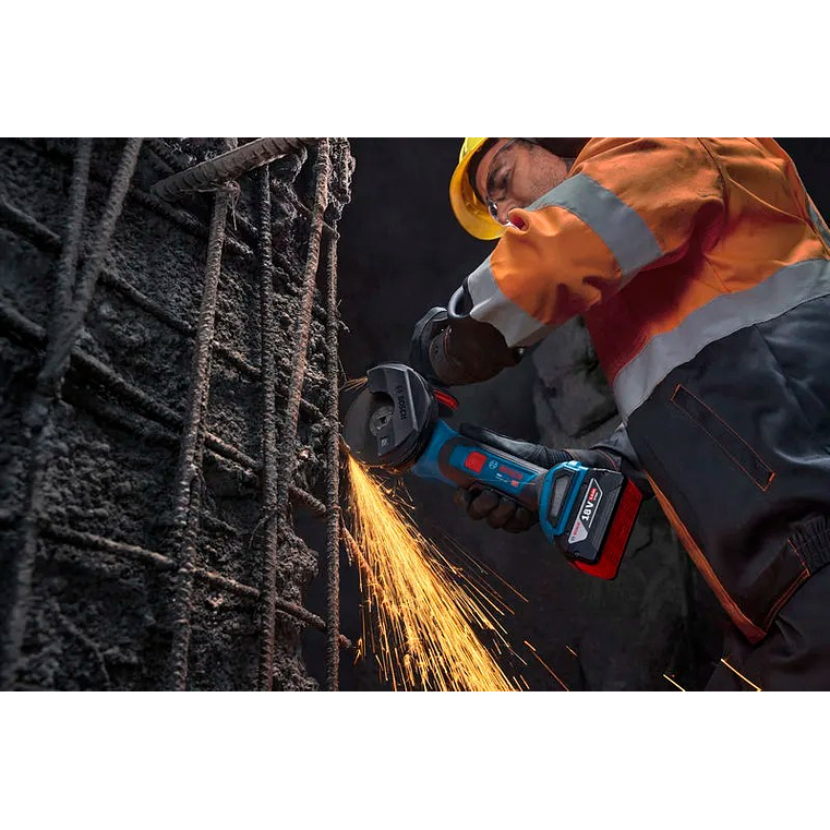 Rebarbadora sem fio PRO Heavy Duty GWS18V-11PS + Mala L-BOXX + 2 baterias GBA 18V 5.0Ah BOSCH   3