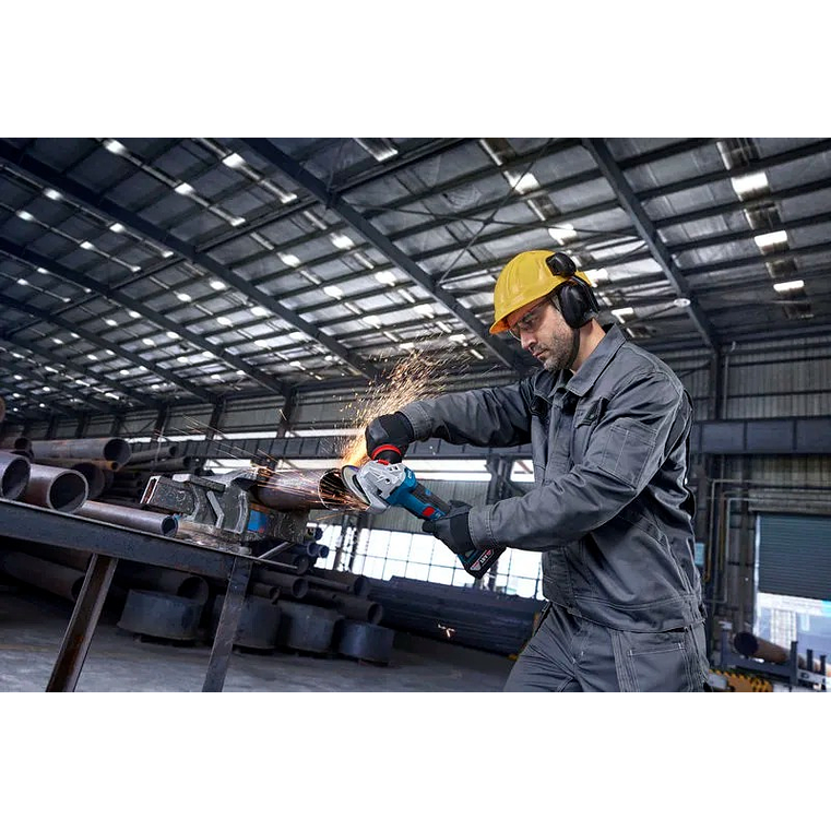 Rebarbadora sem fio PRO Heavy Duty GWS18V-11PS + Mala L-BOXX + 2 baterias GBA 18V 5.0Ah BOSCH   6