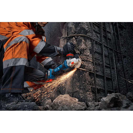 Rebarbadora sem fio PRO Heavy Duty GWS18V-11PS + Mala L-BOXX + 2 baterias GBA 18V 5.0Ah BOSCH   8