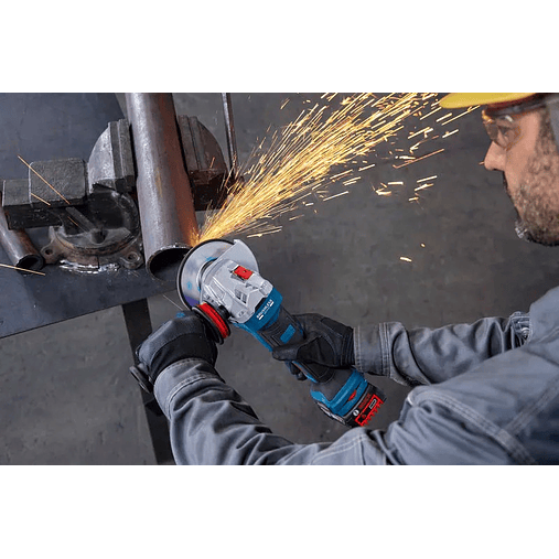 Rebarbadora sem fio PRO Heavy Duty GWS18V-11PS + Mala L-BOXX + 2 baterias GBA 18V 5.0Ah BOSCH   9