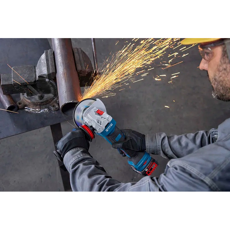 Rebarbadora sem fio PRO Heavy Duty GWS18V-11PS + Mala L-BOXX + 2 baterias GBA 18V 5.0Ah BOSCH   9