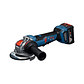 Rebarbadora com X-LOCK PRO HEAVY DUTY GWX18V-11PS + Mala L-BOXX BOSCH - Miniatura 2