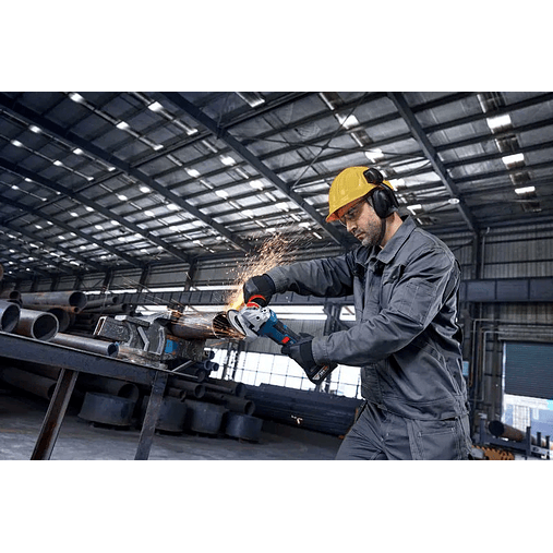 Rebarbadora com X-LOCK PRO HEAVY DUTY GWX18V-11PS + Mala L-BOXX BOSCH 6