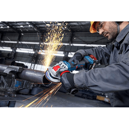 Rebarbadora com X-LOCK PRO HEAVY DUTY GWX18V-11PS + Mala L-BOXX BOSCH 8