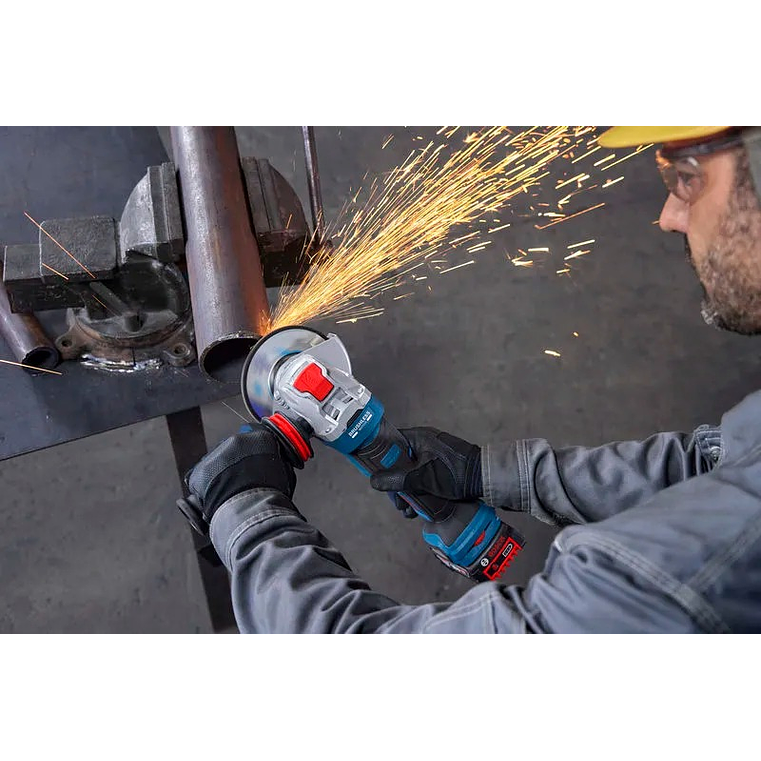 Rebarbadora com X-LOCK PRO HEAVY DUTY GWX18V-11PS + Mala L-BOXX BOSCH 9