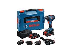 Aparafusadora sem fio EXPERT EXSR18V-90FC + Mala L-BOXX 136 + 2 baterias + carregador rápido BOSCH 