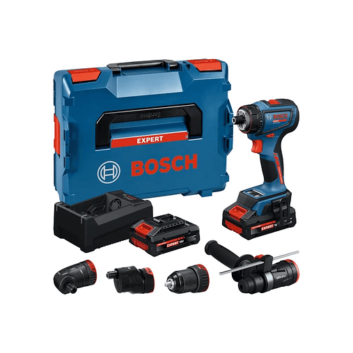 Aparafusadora sem fio EXPERT EXSR18V-90FC + Mala L-BOXX 136 + 2 baterias + carregador rápido BOSCH  1