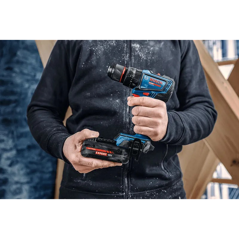 Berbequim sem fio EXPERT EXSB18V-90 + 2 baterias EXBA18V-40 + Mala L-BOXX BOSCH  5
