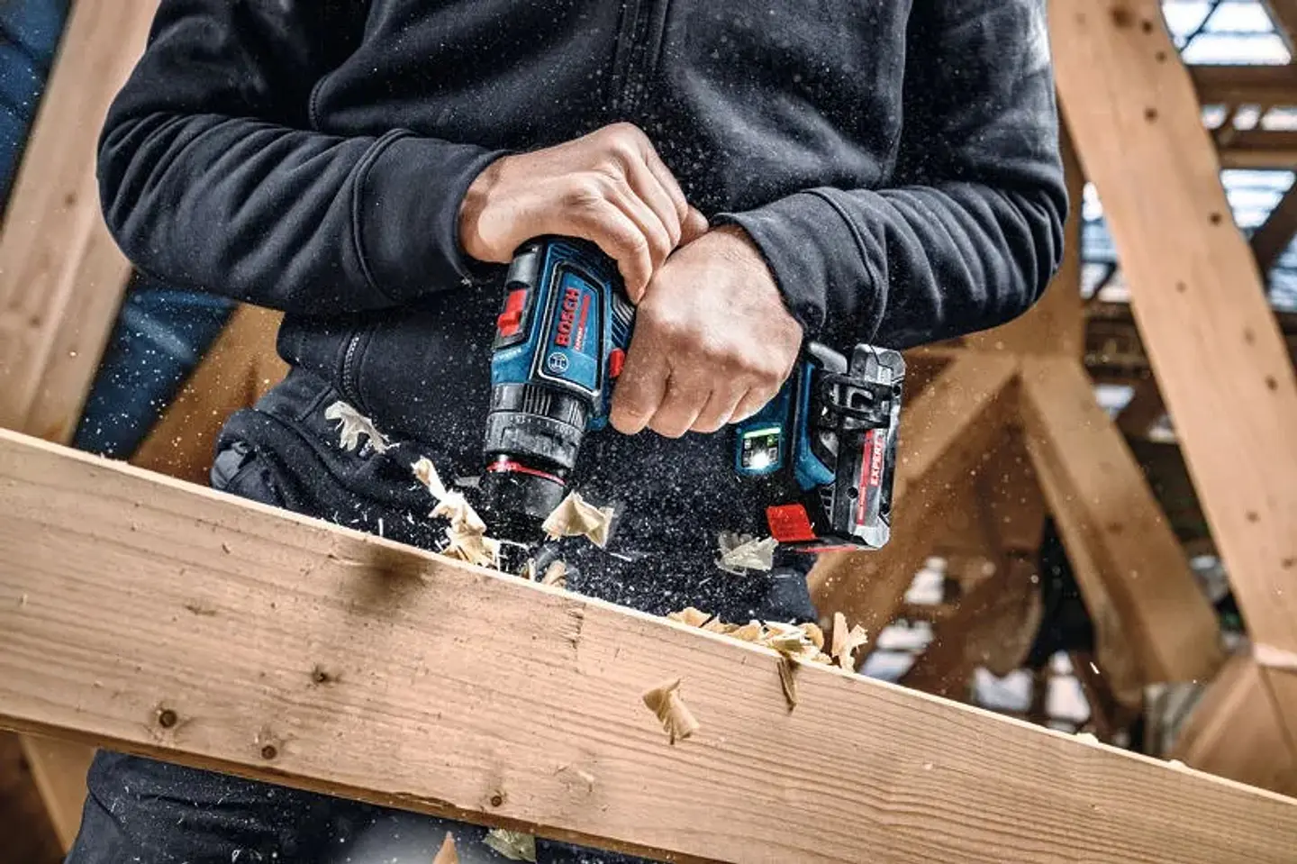 Berbequim sem fio EXPERT EXSB18V-90 + 3 baterias EXBA18V-40 + Mala L-BOXX BOSCH   8