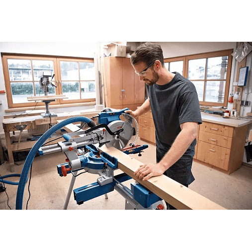 Serra de cortes transversais e de meia esquadria com fio PRO HEAVY DUTY GCM 305-254 D BOSCH 6