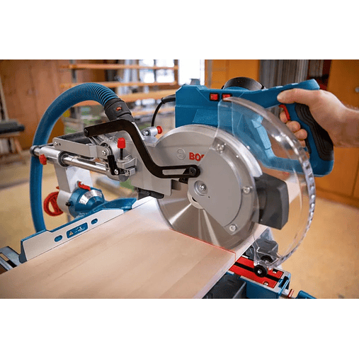 Serra de cortes transversais e de meia esquadria com fio PRO HEAVY DUTY GCM 305-254 D BOSCH 8