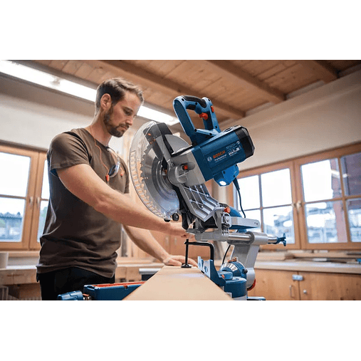 Serra de cortes transversais e de meia esquadria com fio PRO HEAVY DUTY GCM 305-254 D BOSCH 9